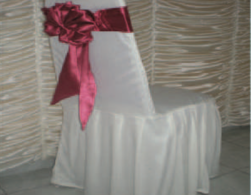 Chair Cover with Ribbon